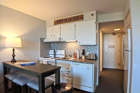 Cute Cedar Lodge Studio with Balcony & Lake Views!