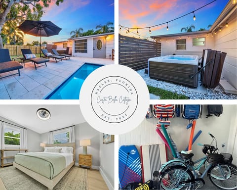 So much to enjoy at our Costa Bella Retreat in Naples, FL! We have bikes, chairs, umbrella, toys and much more just waiting for you to visit!