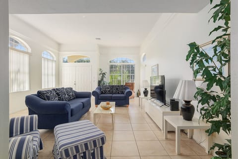 Living Area with smart TV