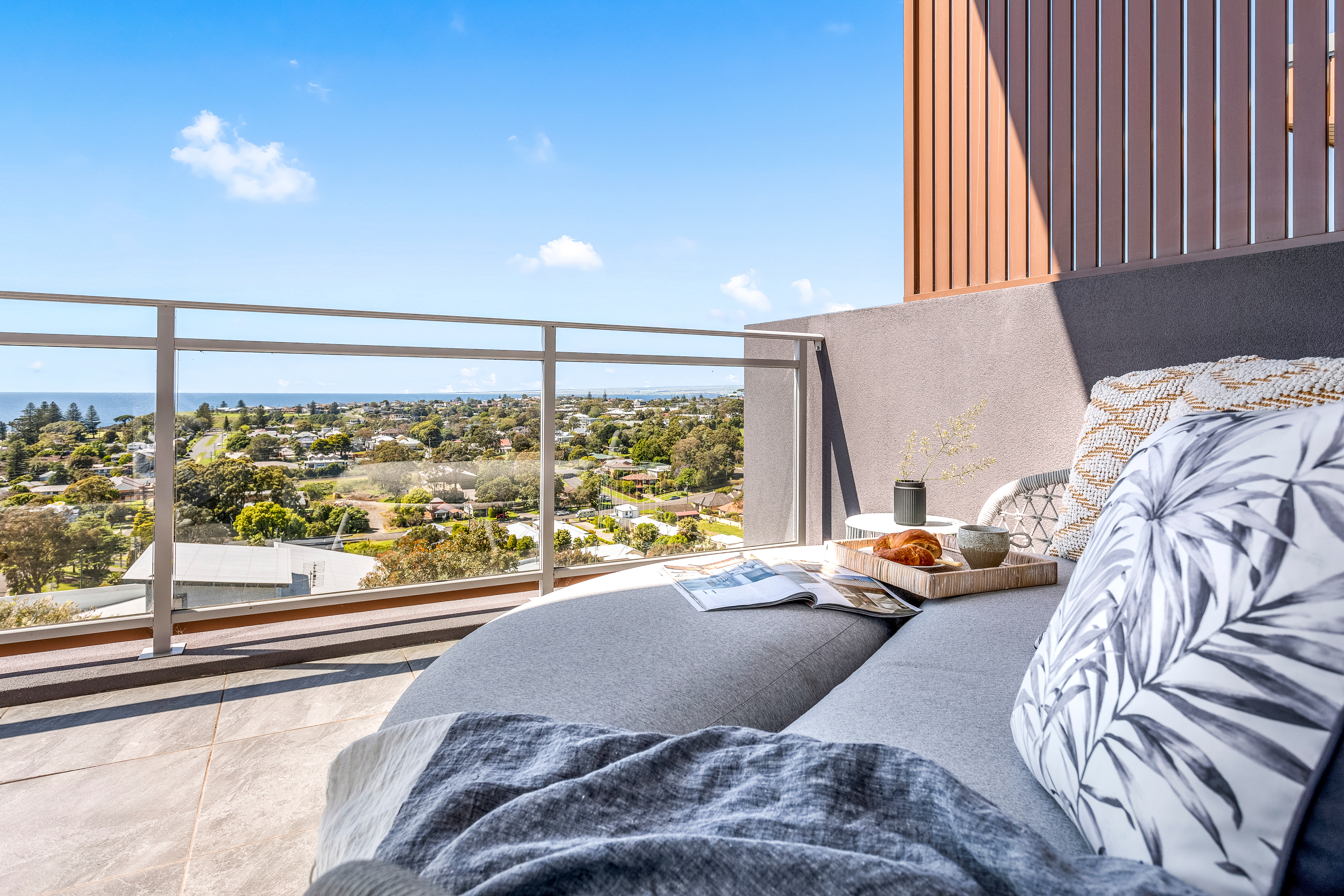 Daybed for two and wonderful views