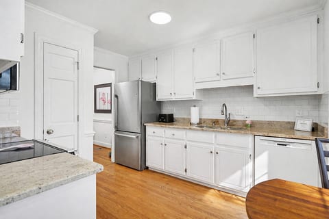 Full kitchen, well appointed.