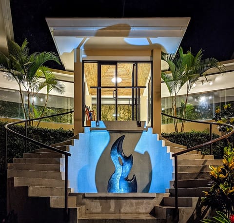 Front Entry at night