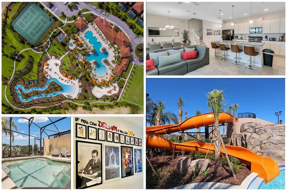 Relax after a long day and make magical memories at this luxury style furnished home with endless amenities.