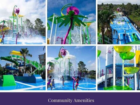 Kids of all ages will love this waterpark all day! Enjoy access to pools, a water park, game room and more!