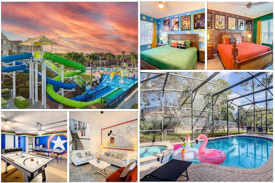 Surprise your family with a trip to Disney and world class theme parks! Stay at our fully themed out villa with special touches of magic throughout every room...while enjoying all the enormous amount of amenities that this resort offers!