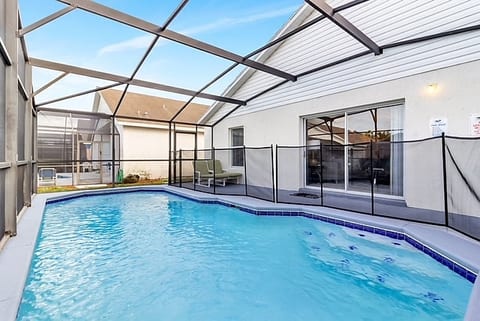 Rest and relax in your private pool after those long days at the park.