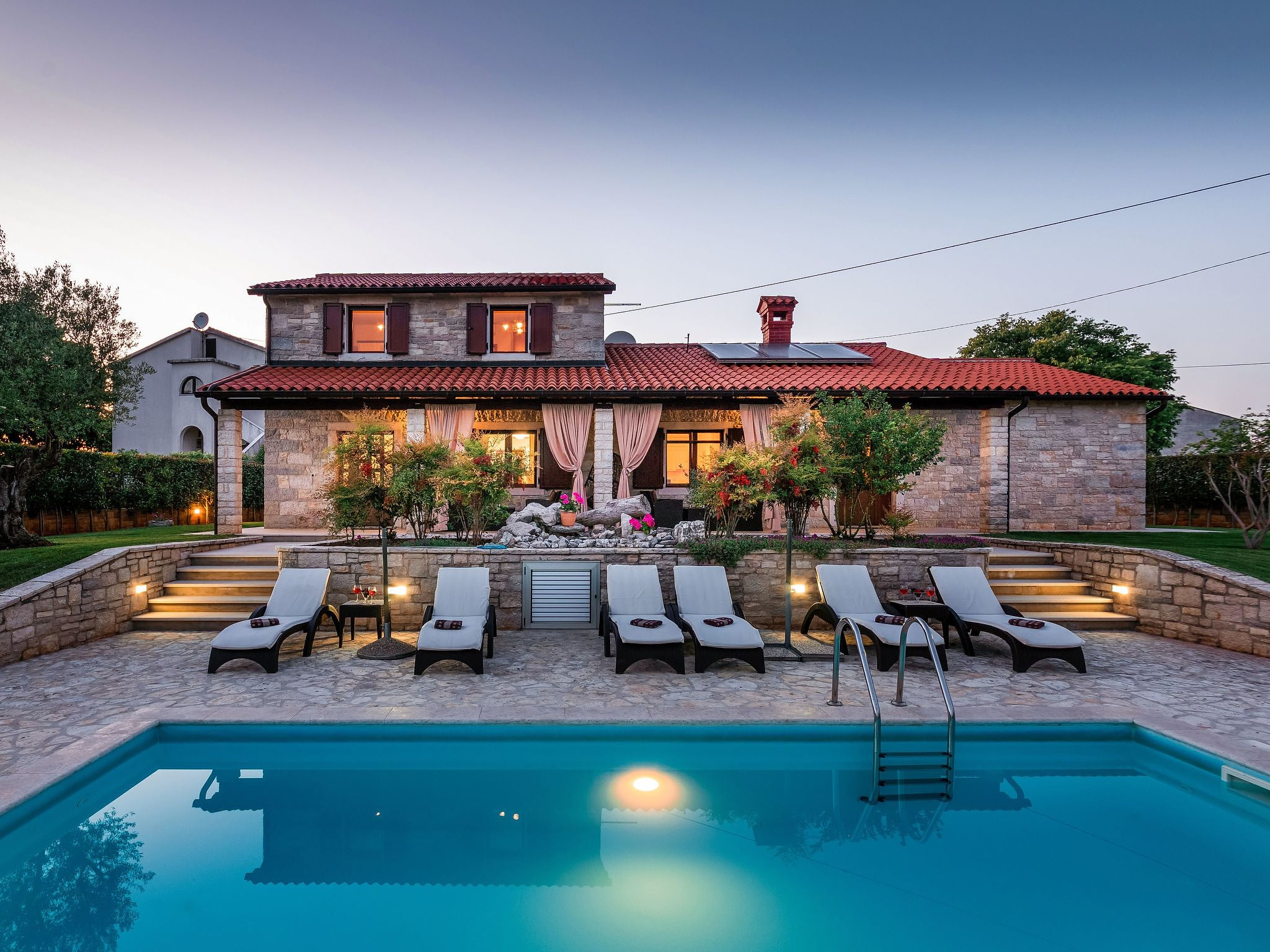Landhaus Villa Casa Danijel mit Pool und Meerblick