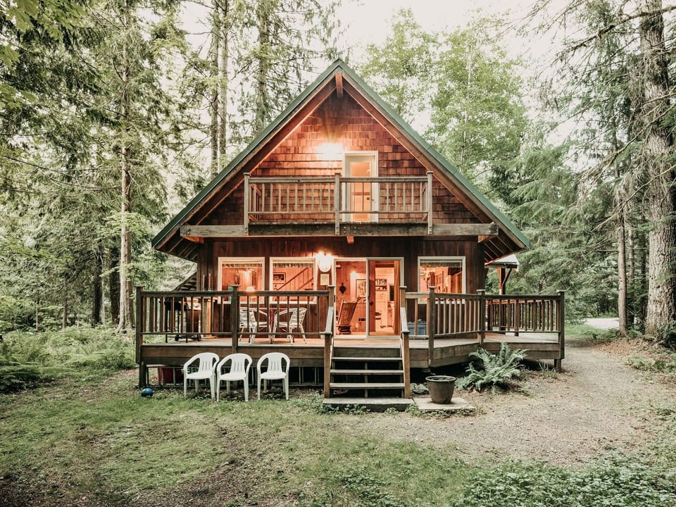 Hübsche Hütte mit Holzofen und haustierfreundlic - Deming