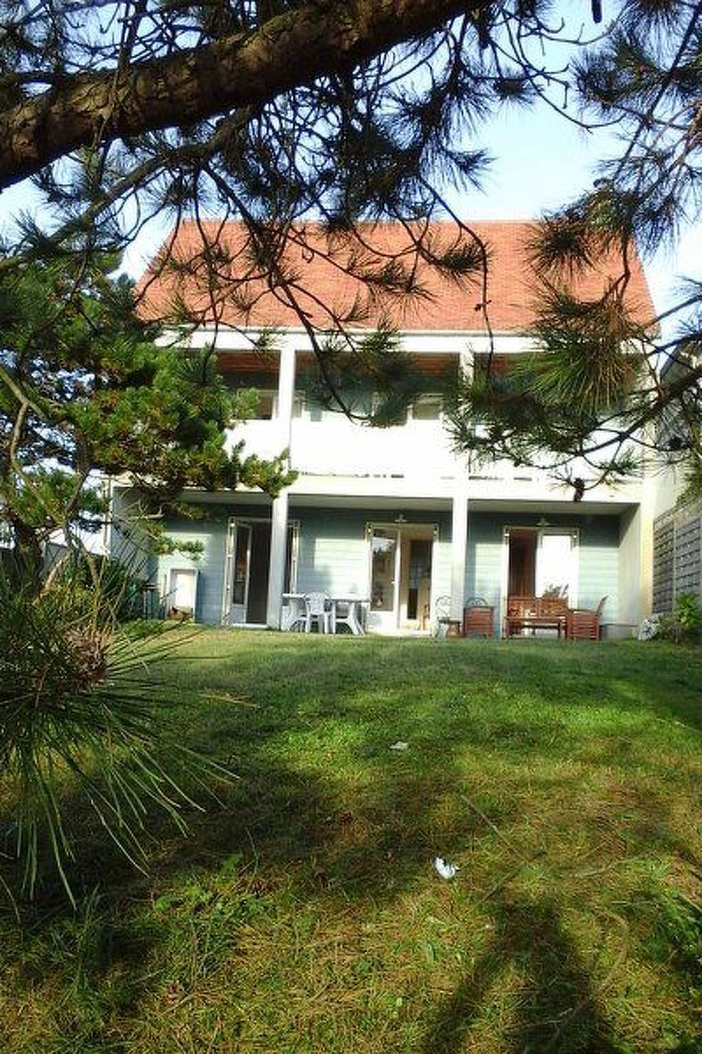 Robinson-Villa mit Meerblick, 50m vom Strand entfernt