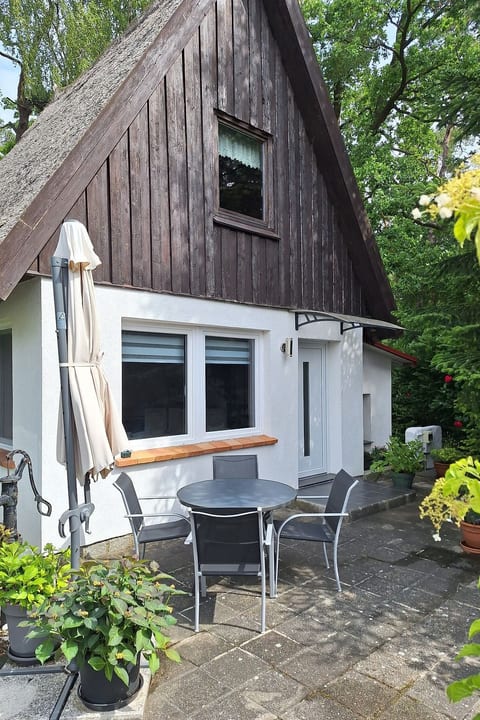 Reetgedecktes Haus