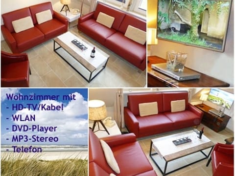 FeWo DEICHWIESE 4 Zimmer mit Garten und Terrasse