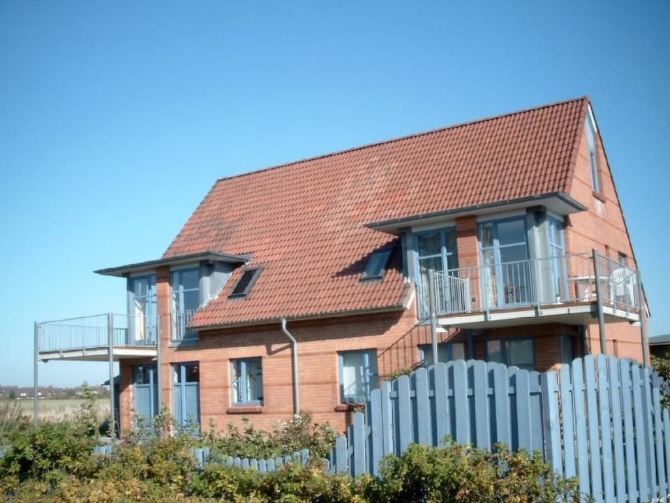 Moderne Ferienwohnung mit Balkon in Strandnähe - Friedrichskoog