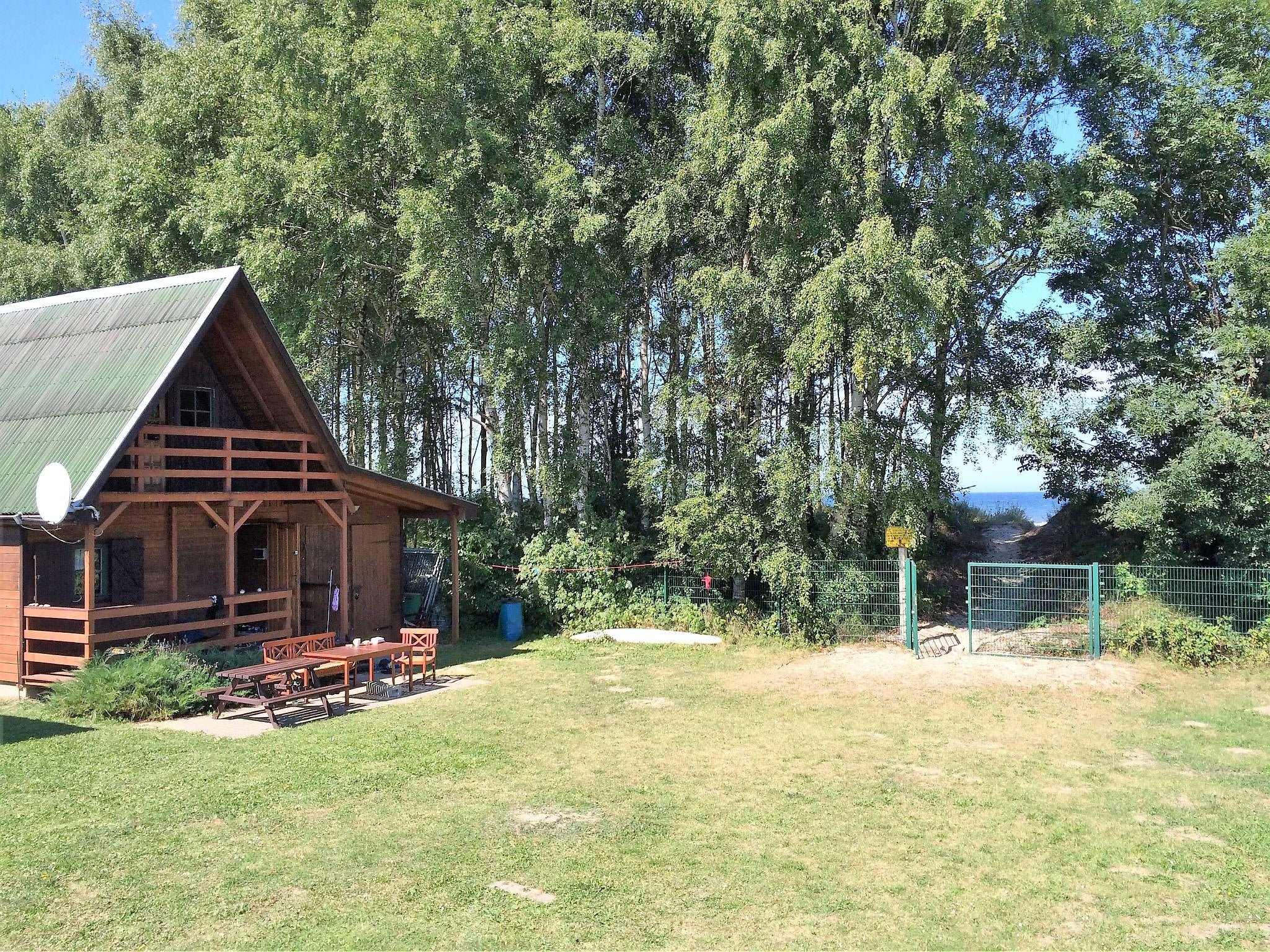 mit Blick auf das Wasser