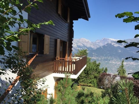 Fewo mit Blick auf die Berge