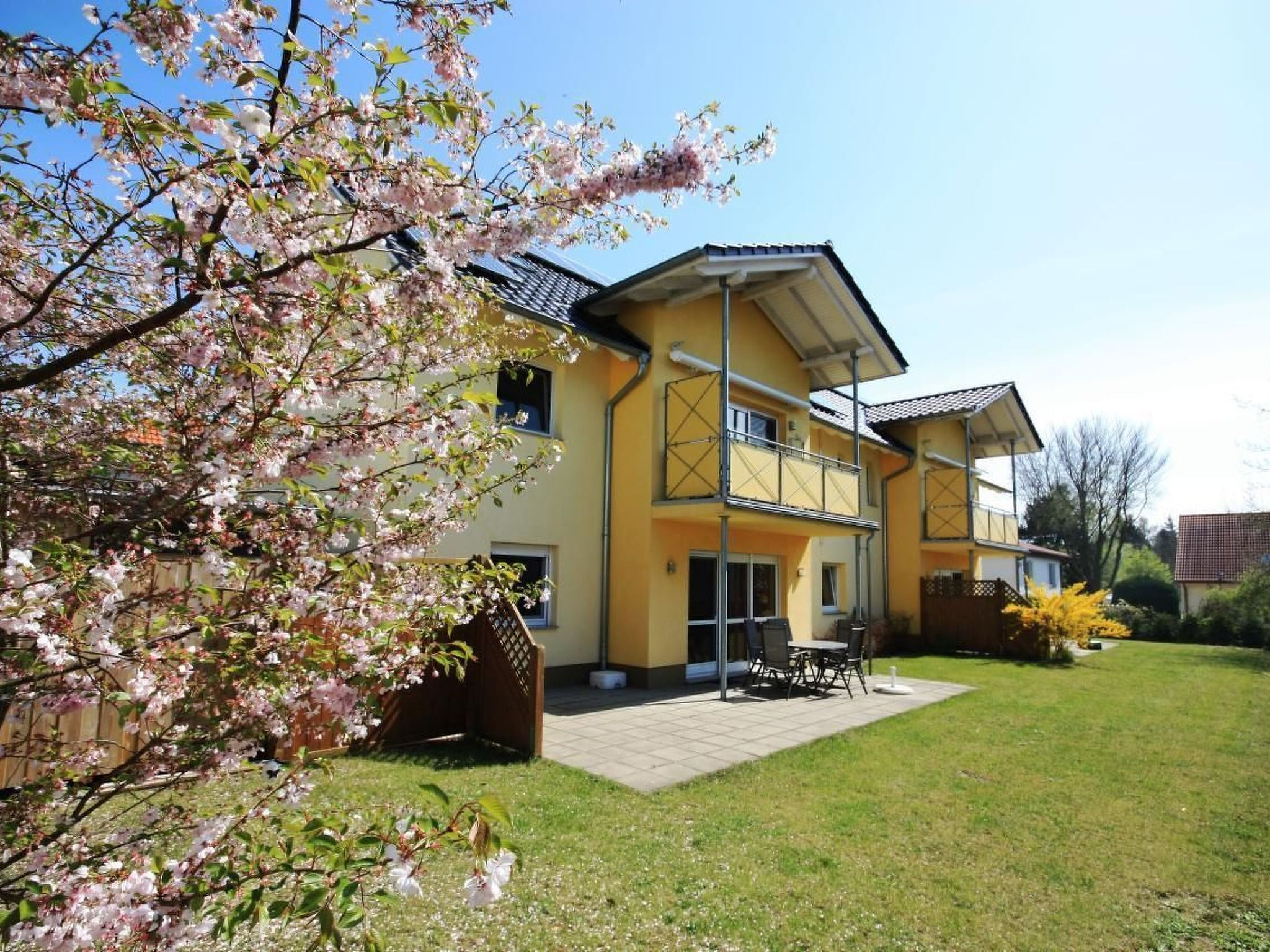75 qm Wohnung Ostseebad Koserow mit Terrasse, Grill und Garten