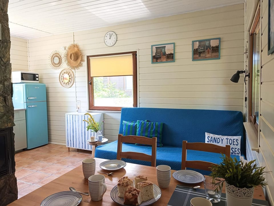 Modernes Ferienhaus in Kopalino mit Grill, Garten und Terrasse - Choczewo