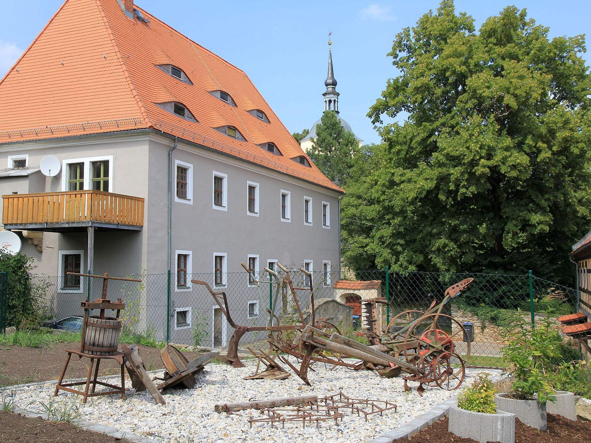 Wohnung in Maxen mit Terrasse, Garten und Grill