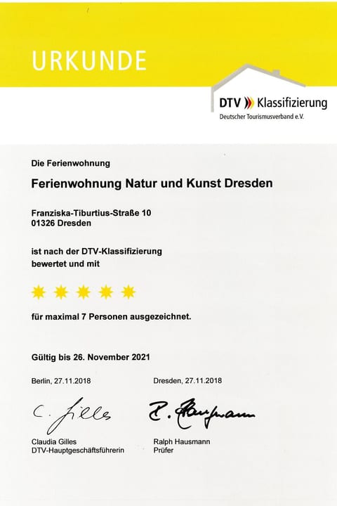 5-Sterne (Deutscher Tourismusverband) - Erholung wie ein König -
