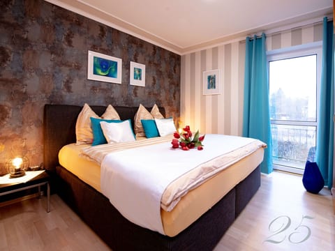 Appartement mit Balkon