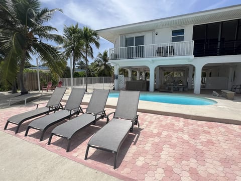 Tropical Sunsets: Open Gulf Views with Private Dock and Pool