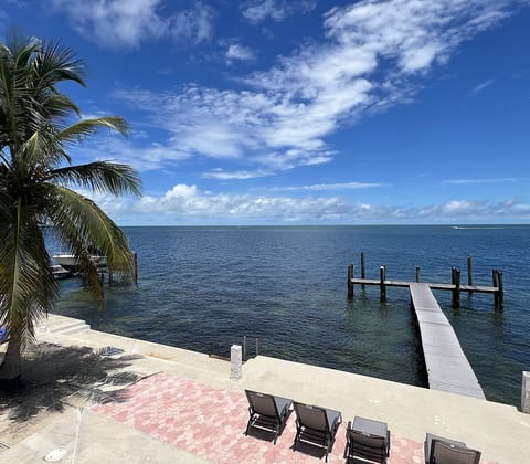Tropical Sunsets: Open Gulf Views with Private Dock and Pool