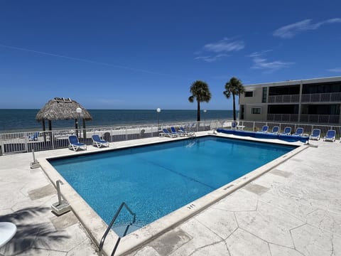 Coastal Charm: Steps from the Beach, 2BR/2BA Condo, Pool View