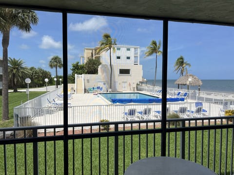 Coastal Charm: Steps from the Beach, 2BR/2BA Condo, Pool View