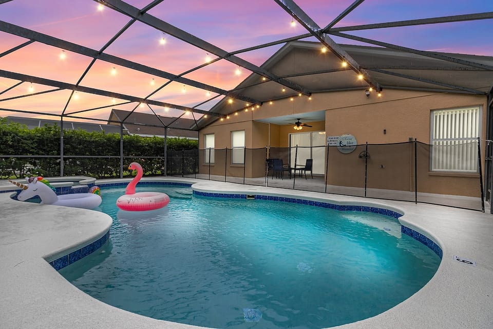 Enjoy a private pool and spa, perfect for families and groups