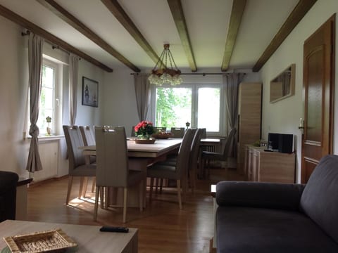 Großes, modernes Ferienhaus mit Terrasse