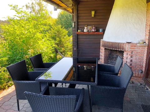in Barbis mit Grill und Panoramablick