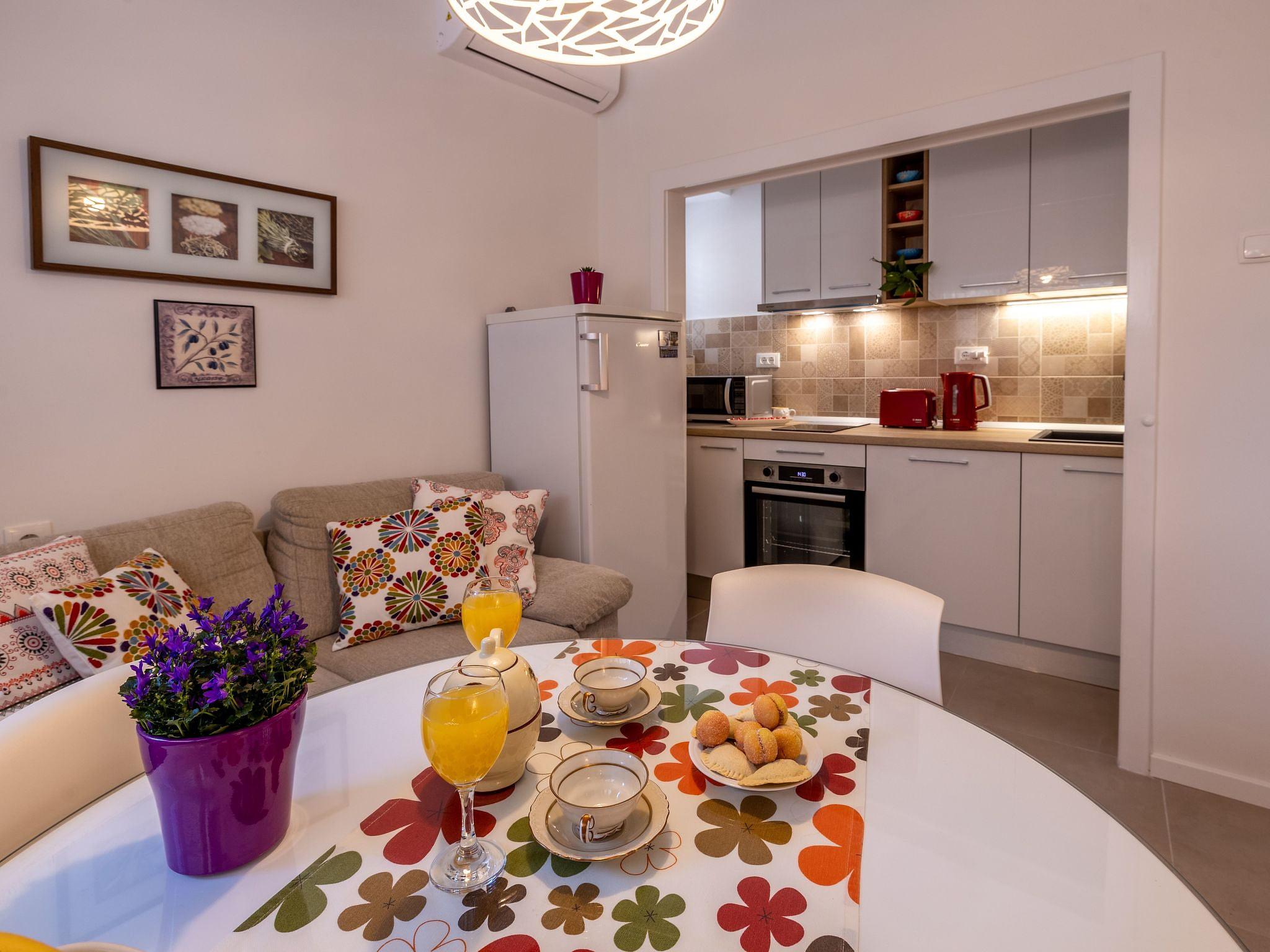 Apartment mit kleiner Terrasse