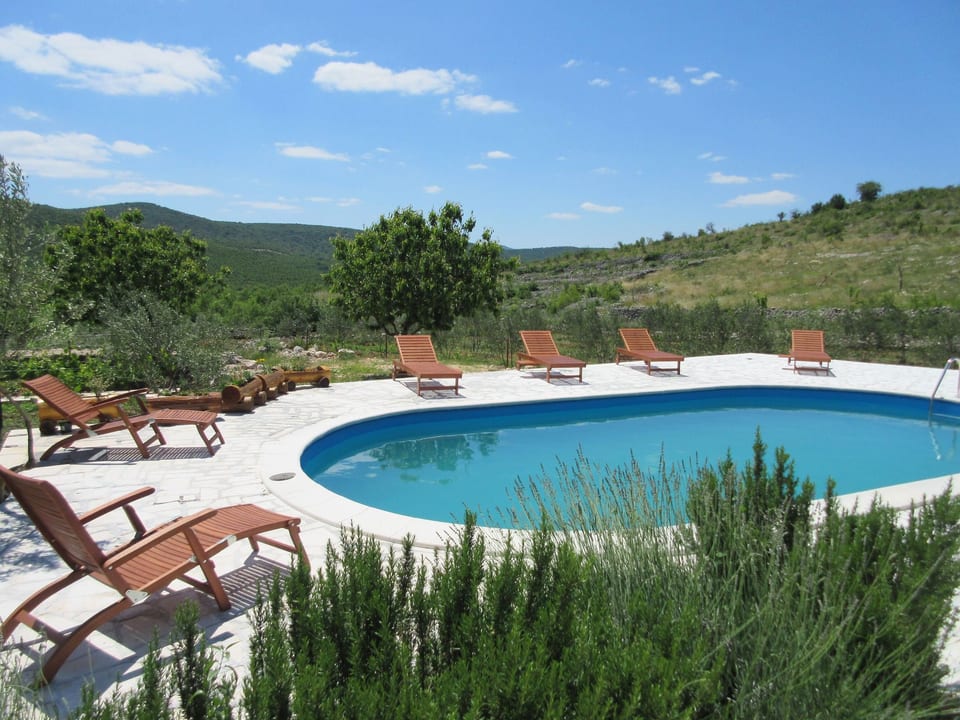 Villa mit beheiztem Pool - Primorski Dolac