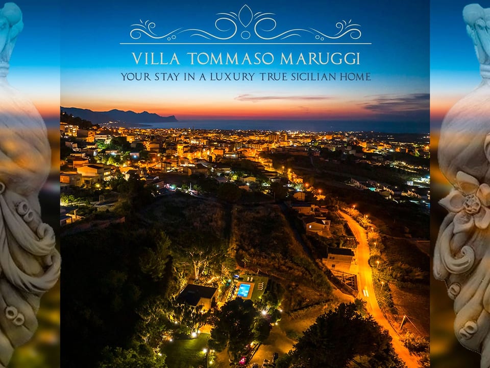 Villa Tommaso Maruggi Jacuzzi und privater Pool - Alcamo