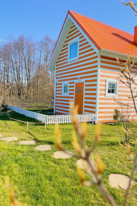 Gestreiftes Haus