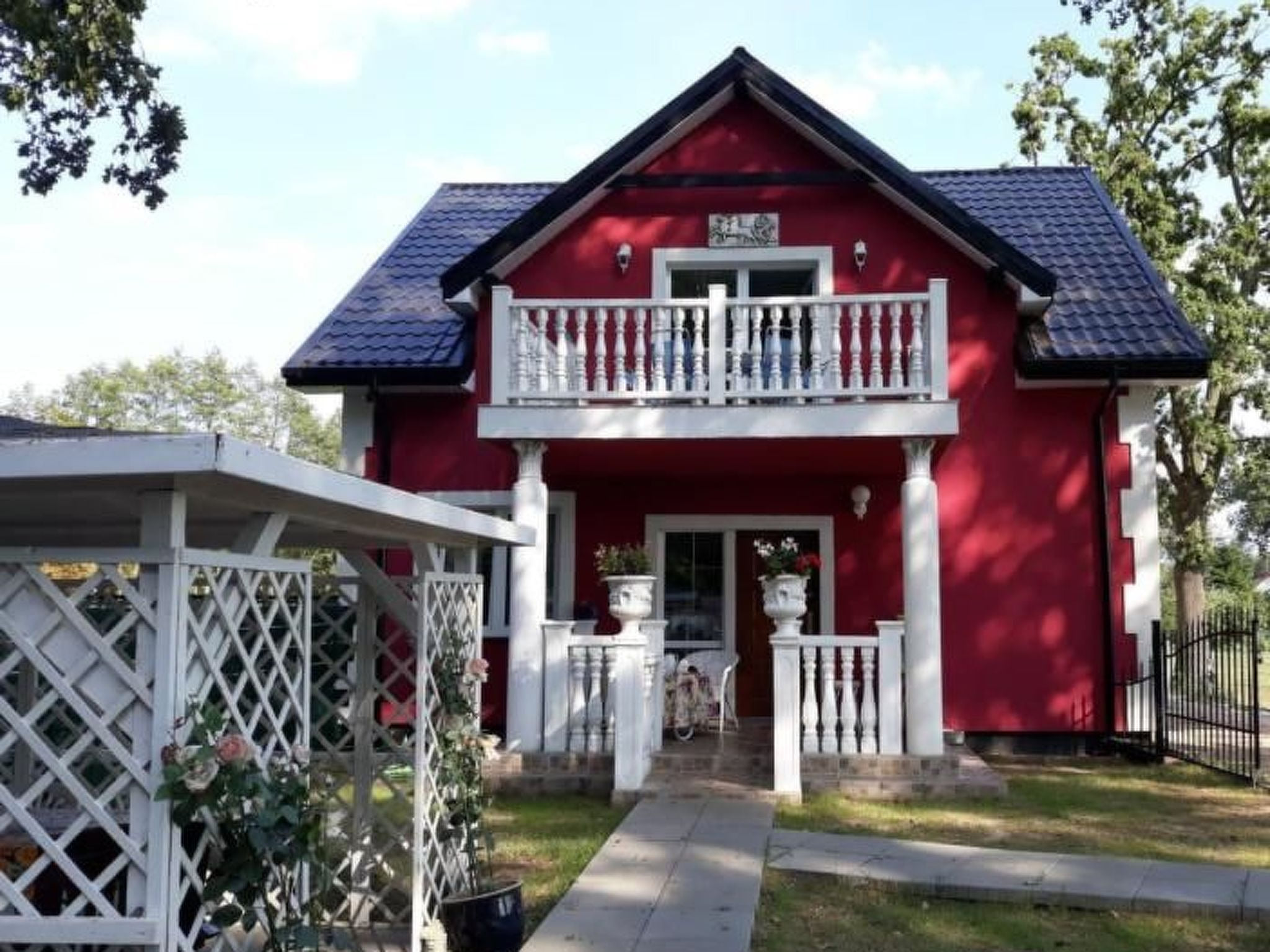 in Nowe Warpno direkt am Wasser