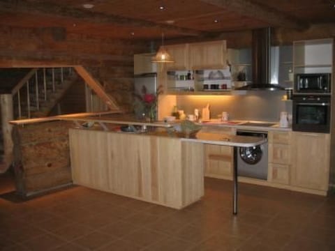 Fachwerkhaus "Kalnakriknas" mit Terrasse
