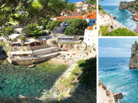 Mediteran in der Nähe von Strand und Altstadt