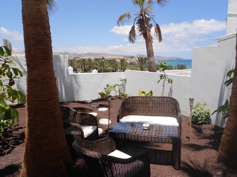 Costa Calma mit Garten, am Strand