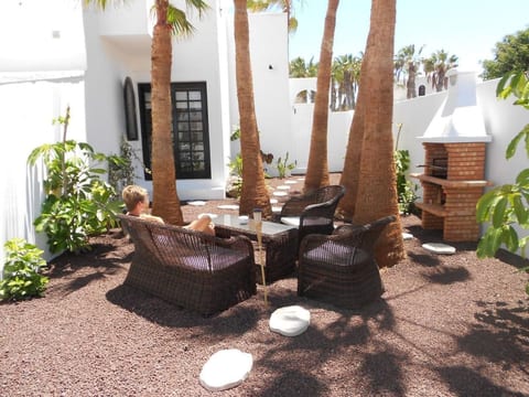 Costa Calma mit Garten, am Strand