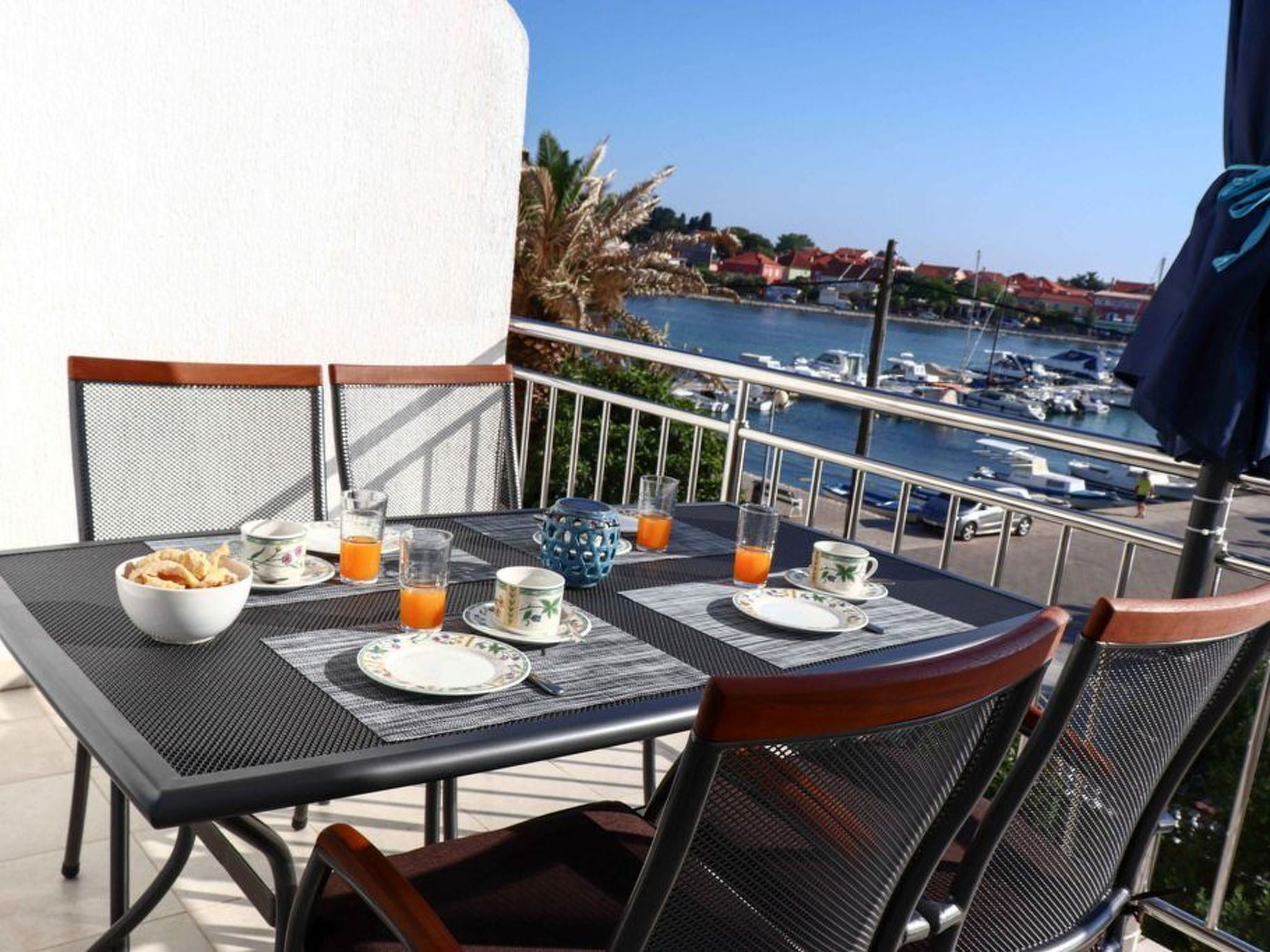 Appartement in Bibinje mit blick aufs Meer