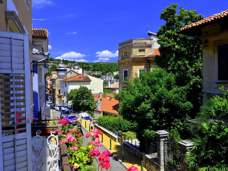 Schöne Ferienwohnung mit Balkon und Garten - Opatija