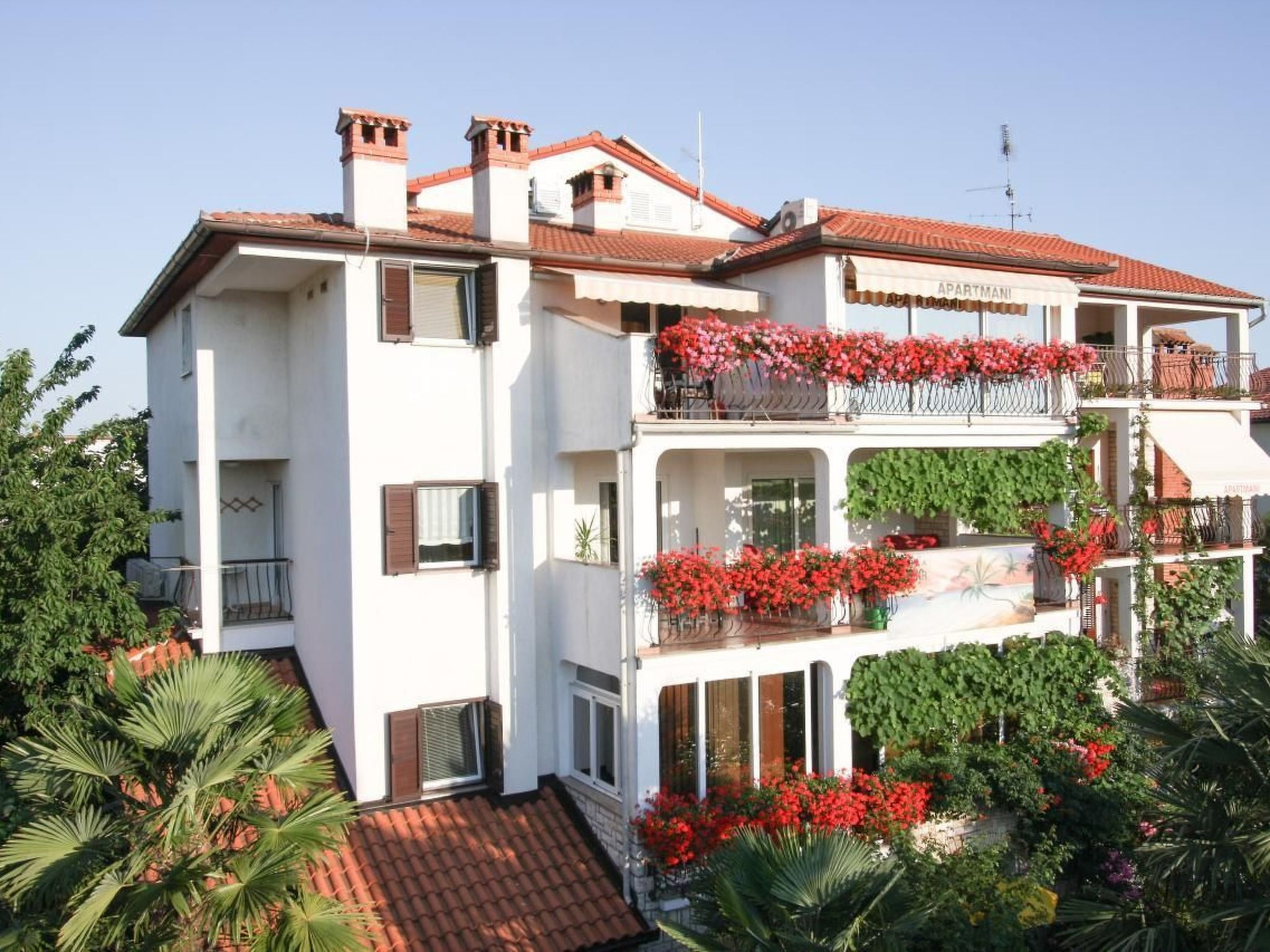 Appartement in Rovinj mit Garten, Terrasse und Grill