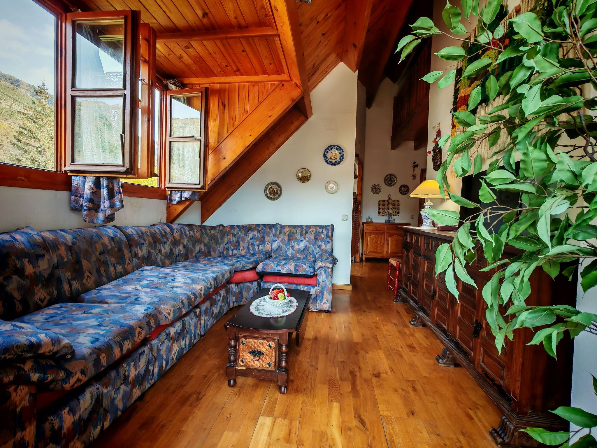 Duplex Muntanyó 2 mit Balkon und Blick auf den Berg Vall de Boí