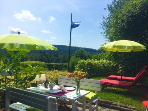 mit Panoramablick