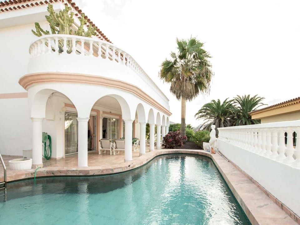 Villa con piscina privata riscaldata e vista mare - Chayofa