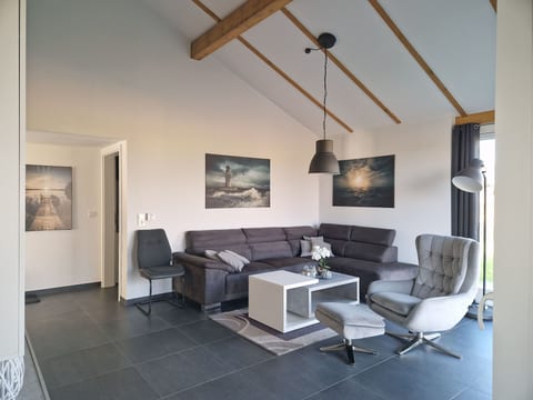 G2 Ferienhaus mit Wiesenblick und Waschmaschine