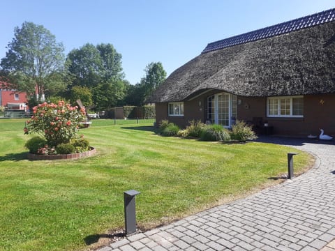 BUT 79 - Reetdach-Ferienhaus am Deich