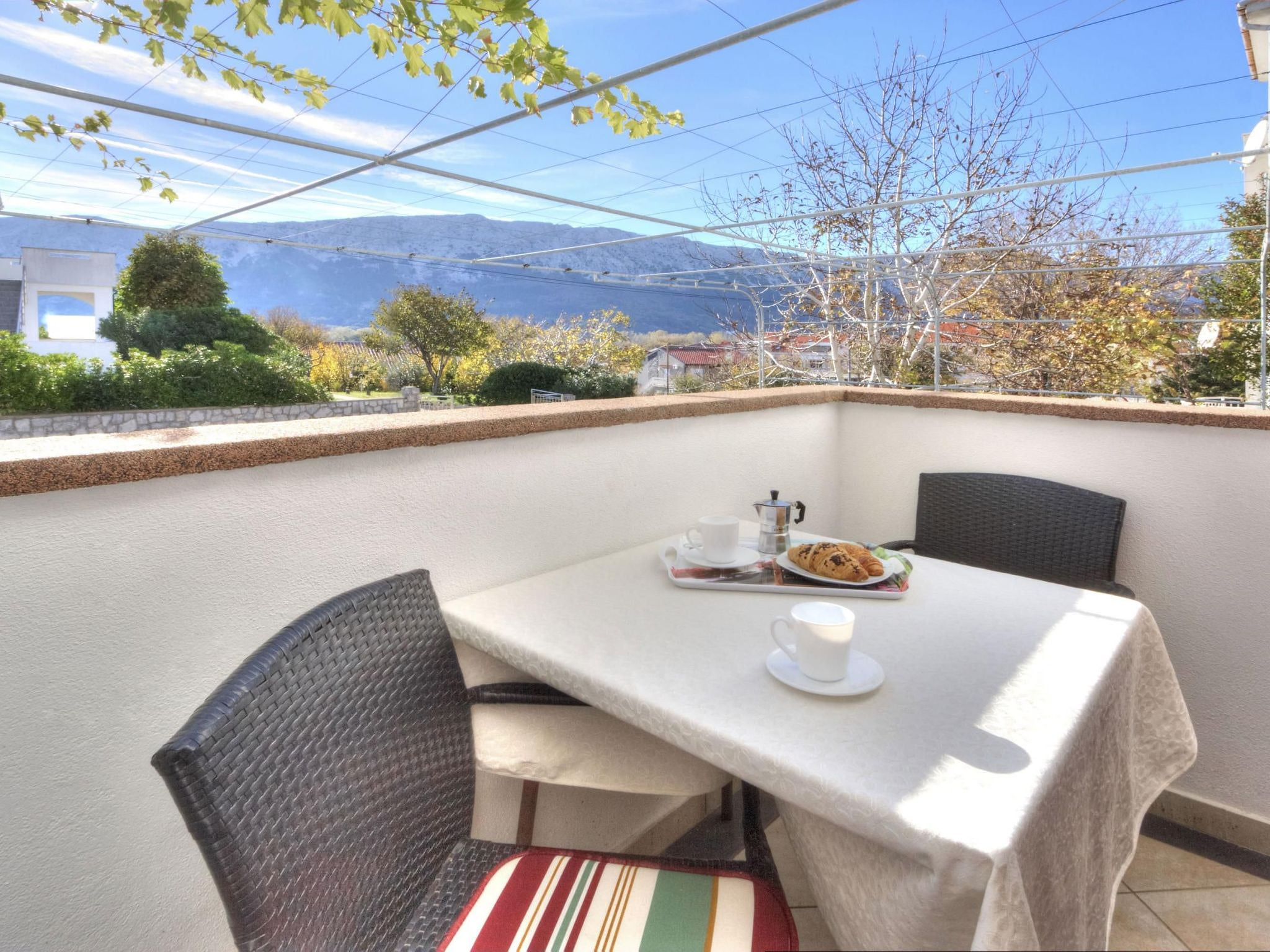 Appartement in Baška mit Grill