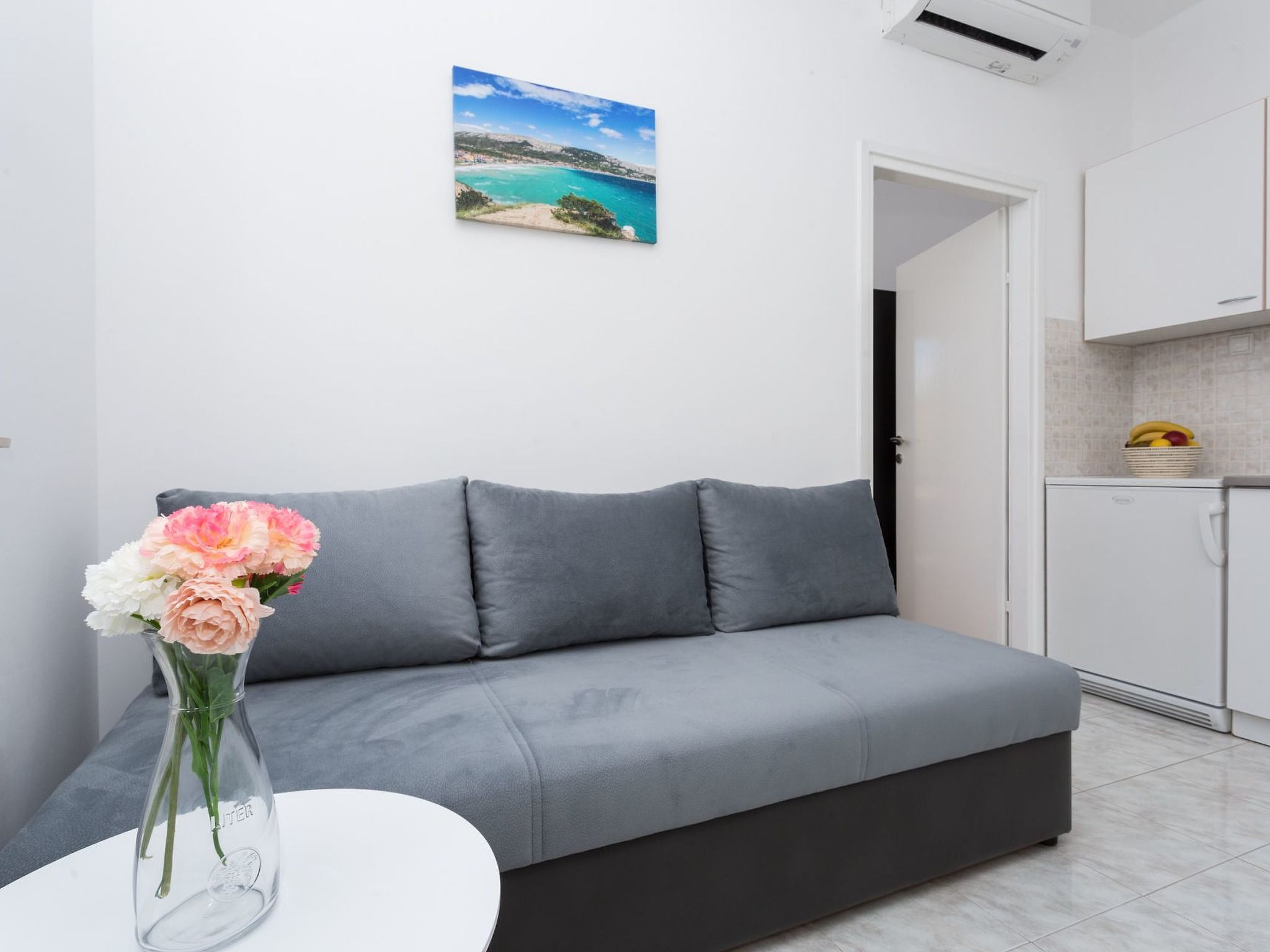 Charmantes Appartement in Baška mit Eigenem Balkon