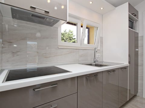 Charmantes Appartement in Baška mit Eigenem Balkon